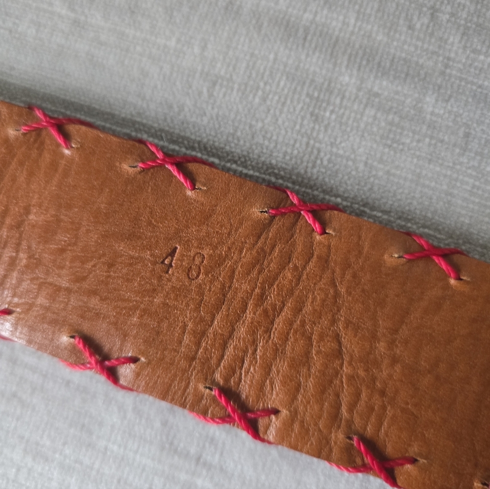 Patrick Gibbons Genuine Lizard Leather Handmaid Belt Black 48 - Picture 6 of 6